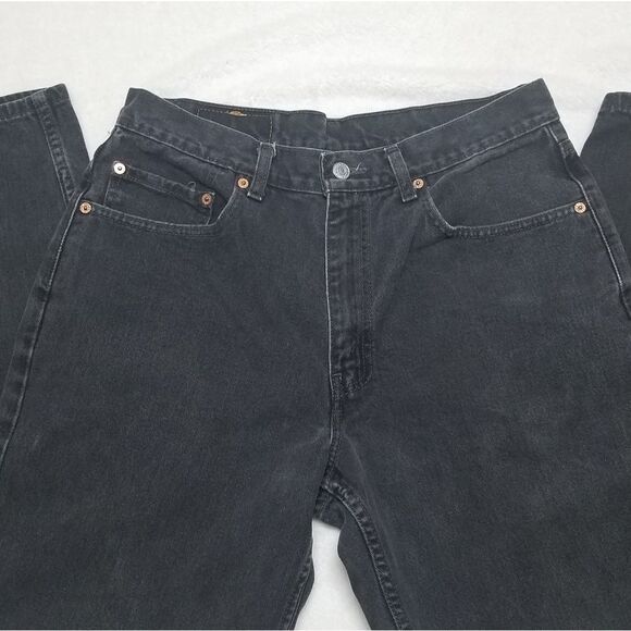 VINTAGE Black Levi's Jeans - Picture 5 of 12